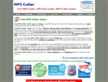 Tablet Screenshot of mp3-cutter.net